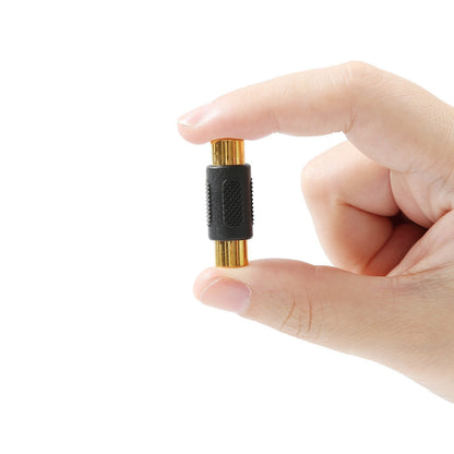 [10 Pack] RCA Female to Female Coupler Audio Video Gold Adapter, for Phono,Speaker,Rca Cable,Amplifier